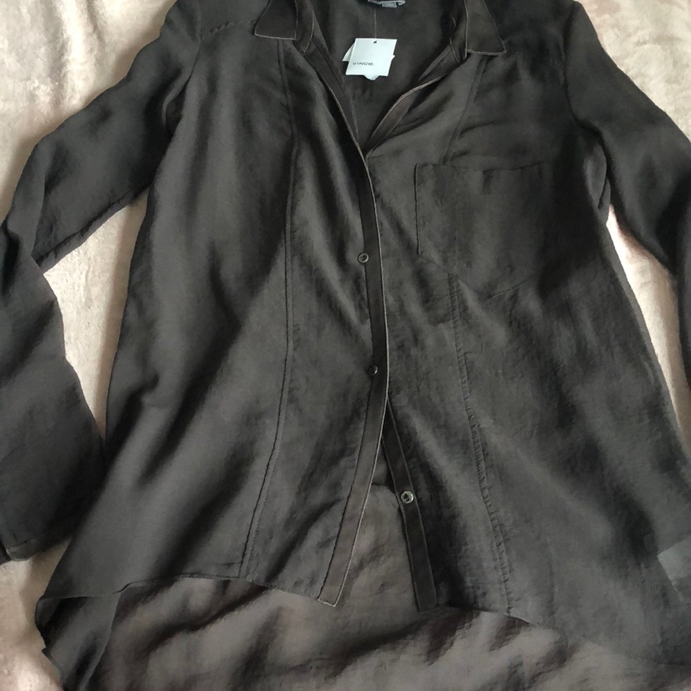 100% silk Vince blouse